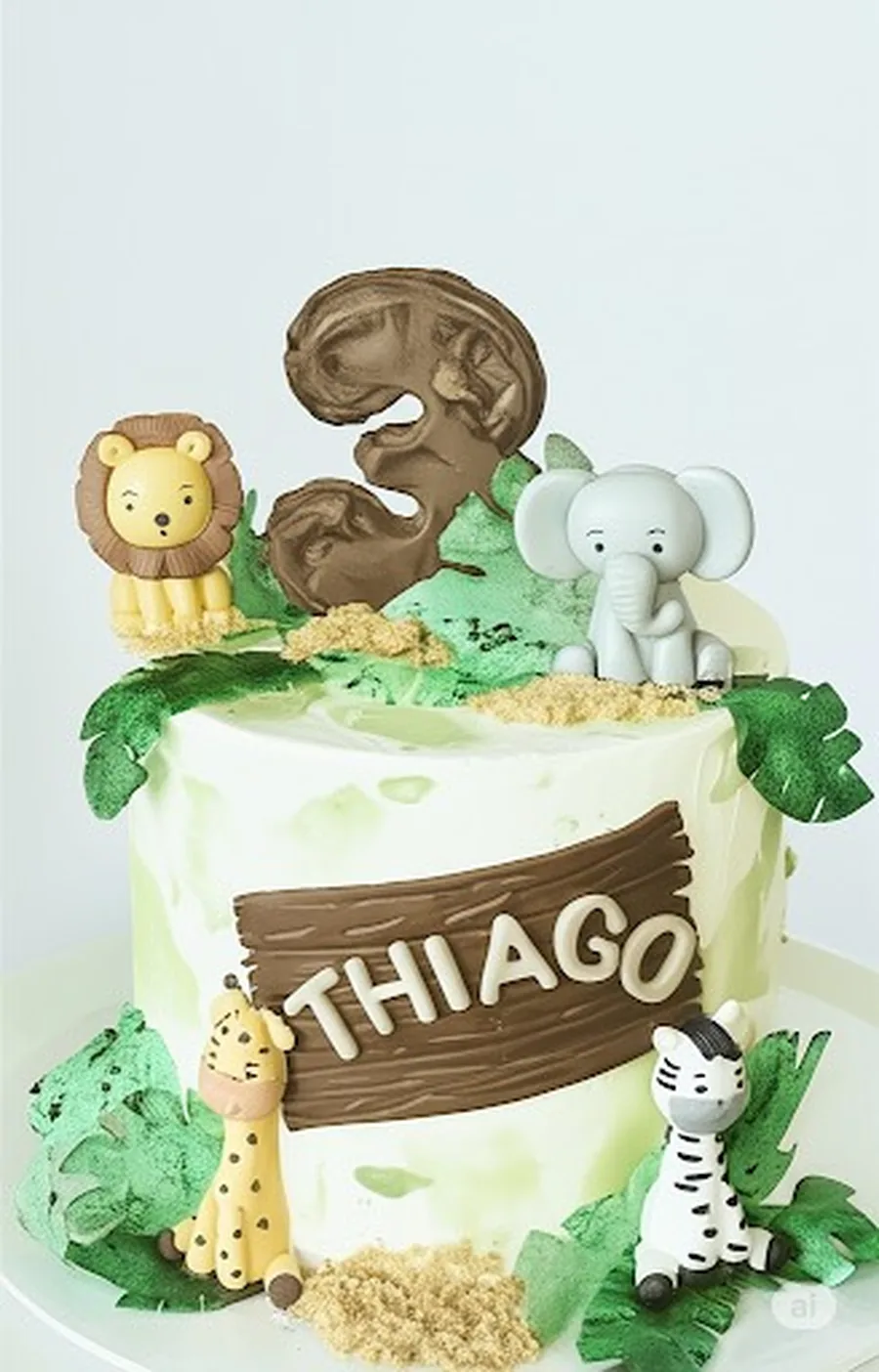 Under the sea themed custom cake with coral details